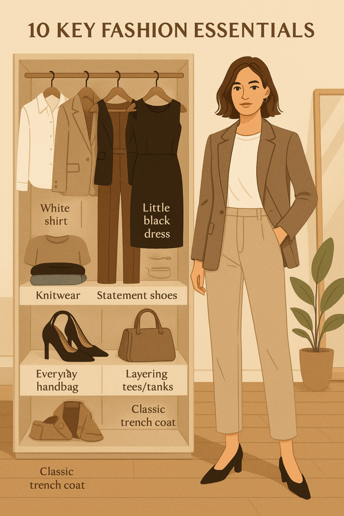 10 Wardrobe Essentials Every Stylish Woman Needs in 2025