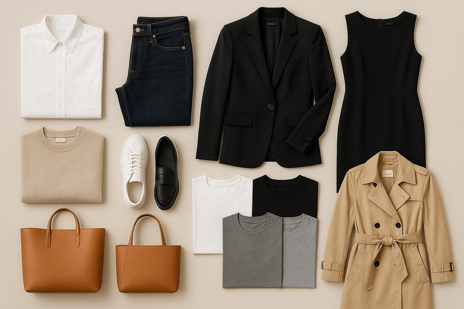The Ultimate List of Must-Have Fashion Staples for a Smart Capsule Closet