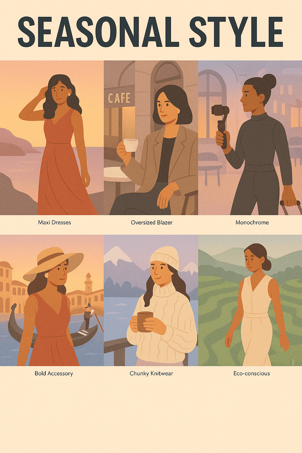 6 Fashion-Forward Looks Redefining How We Capture Travel Moments