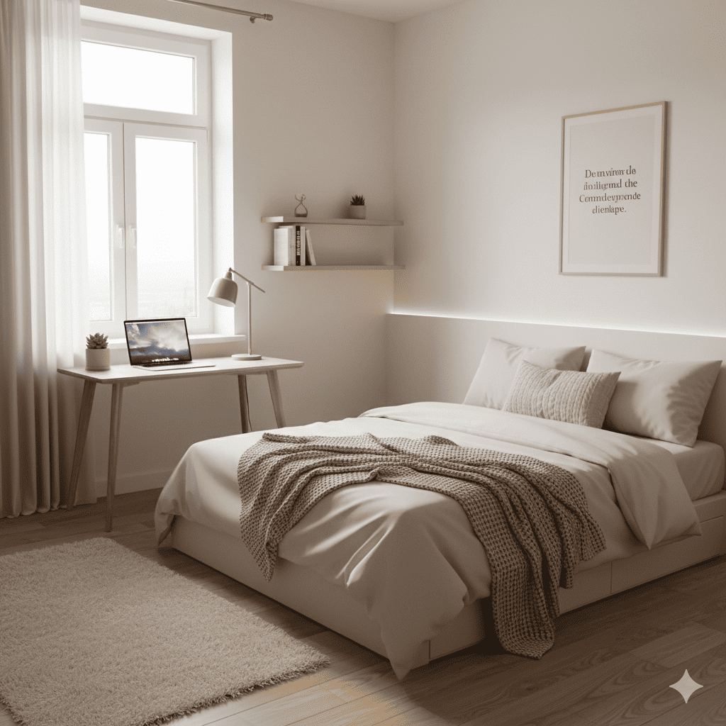 11 Rahasia Desain Kamar Aesthetic Minimalis yang Mudah Ditiru Biar Makin Produktif, Betah Ngonten, dan Nyaman Seharian